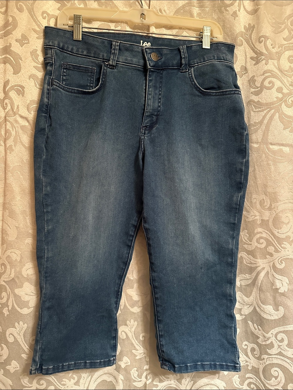 Riders by Lee Women's Dark Blue Cropped Slim Jeans